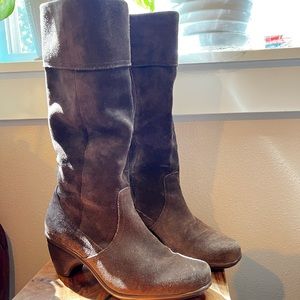 Brown Suede Dansko Risa Boots